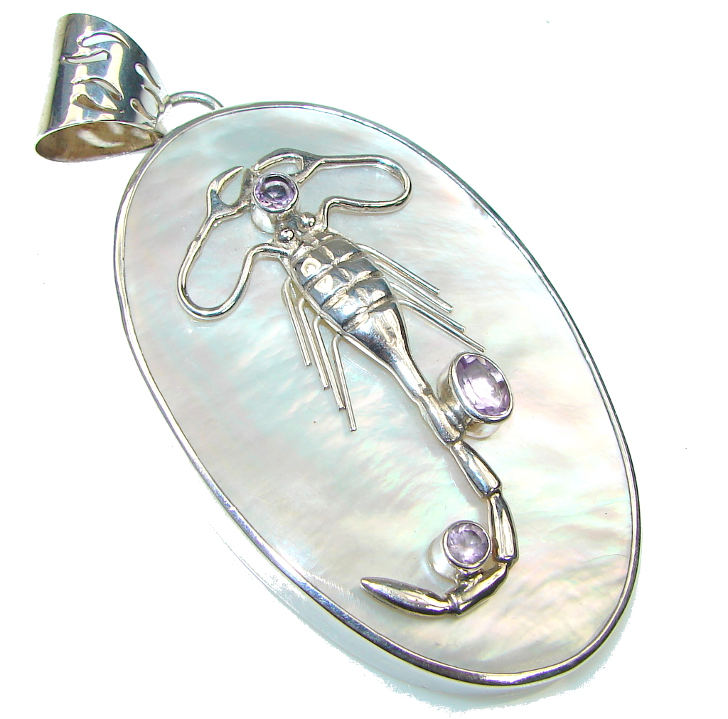 Clouds Of Heaven! Silver Blister Pearl Sterling Silver pendant