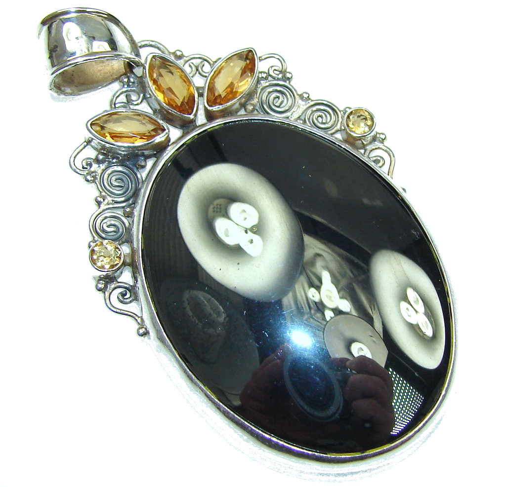 New Style! Hematite Sterling Silver Pendant