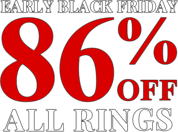 All Rings 86% Off