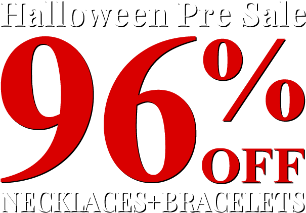 Halloween Pre Sale - All necklaces & Bracelets 96% Off