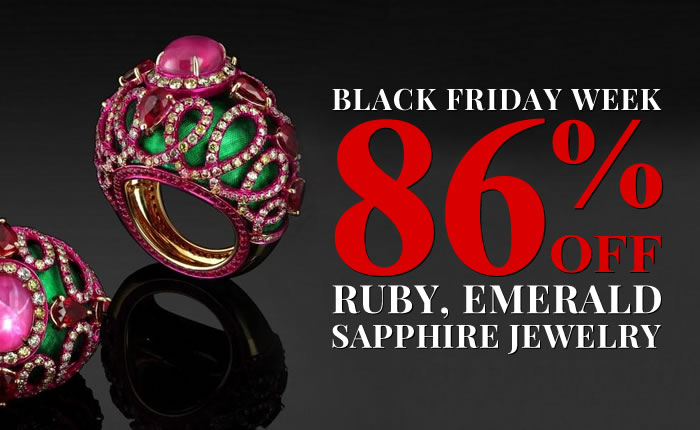  Ruby, Emerald, Sapphire 86% OFF 