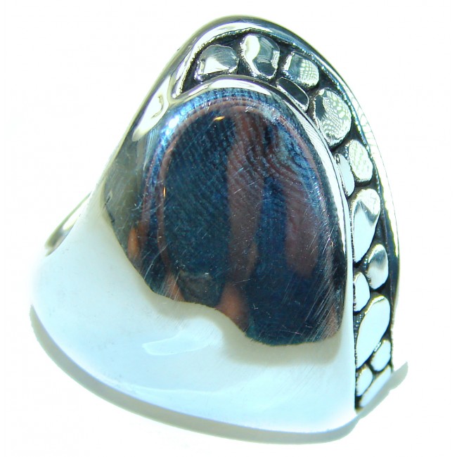 Natural Beauty Italy Made Silver Sterling Silver ring s. 6