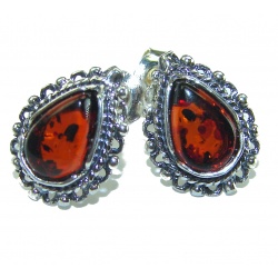 Baltic Amber .925 Sterling Silver earrings