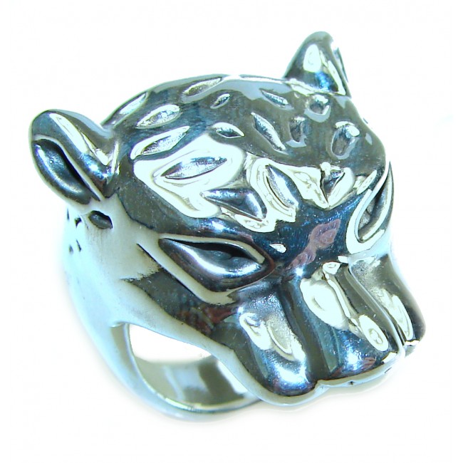 Gephard authentic .925 Sterling Silver handmade Statement Ring s. 8