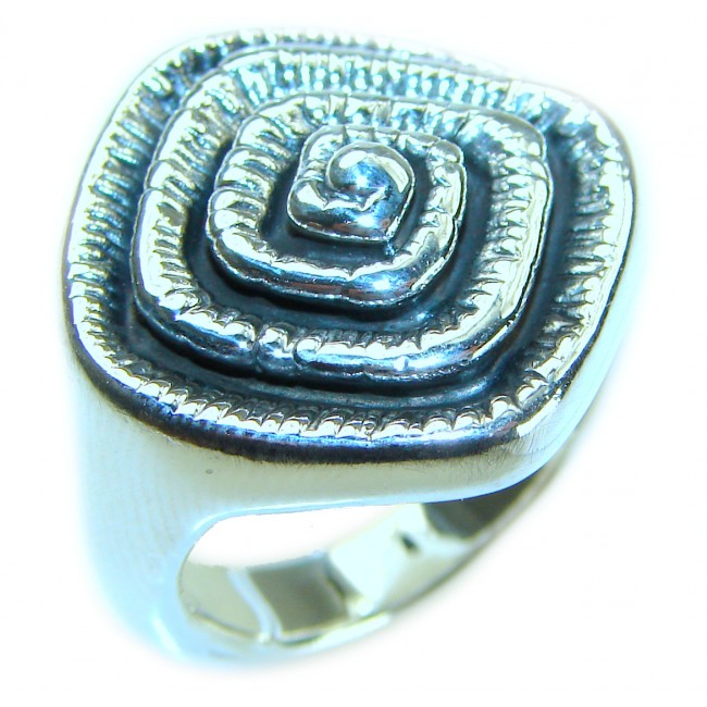 Natural Beauty Italy Made Silver Sterling Silver ring s. 6