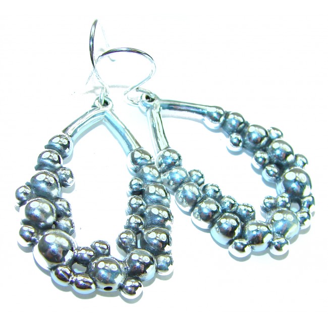 Fancy .925 Sterling Silver Italy made Earrings