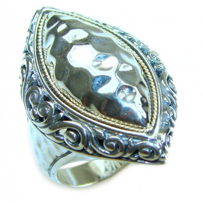 Solid Bali made .925 Sterling Silver ring size 7