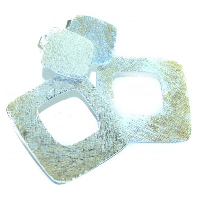 Fancy .925 Sterling Silver Italy made Earrings