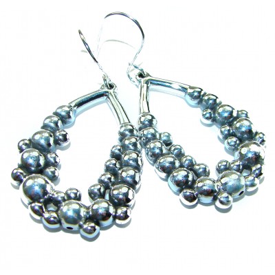 Fancy .925 Sterling Silver Italy made Earrings