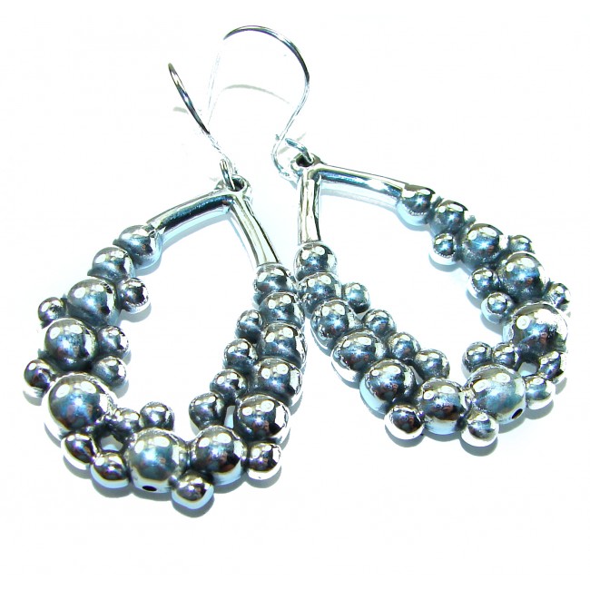 Fancy .925 Sterling Silver Italy made Earrings