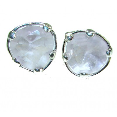 Great Pink Fiord Topaz .925 Sterling Silver handcrafted Earrings