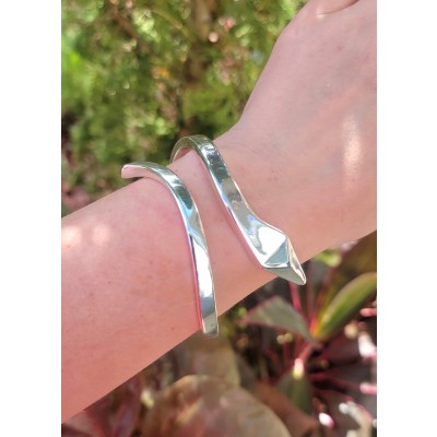 Snake - highly polished Italy made Bracelet in best quality .925 Sterling Silver