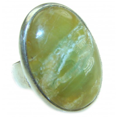 Peruvian Opal .925 Sterling Silver handcrafted ring; s. 7