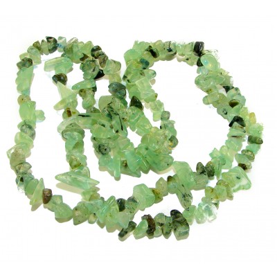 POWER OF NATURE Genuine Moss Prehnite handmade necklace
