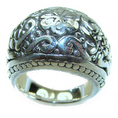 Precious - Bali made .925 Sterling Silver handcrafted Ring s. 6 3/4