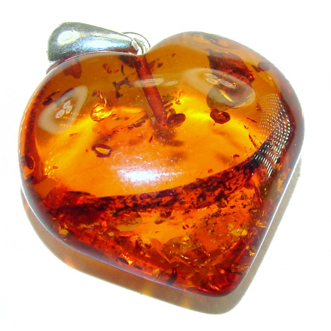 Mom's Love amazing quality Baltic Amber .925 Sterling Silver handmade pendant