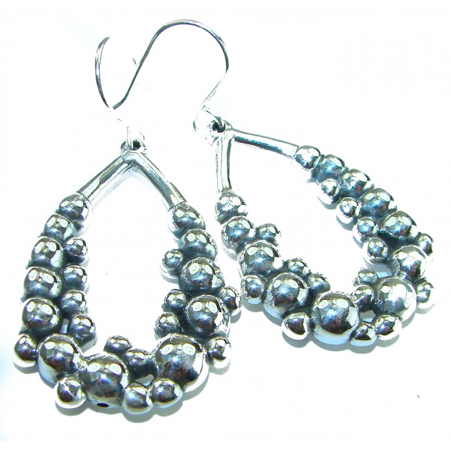Fancy .925 Sterling Silver Italy made Earrings