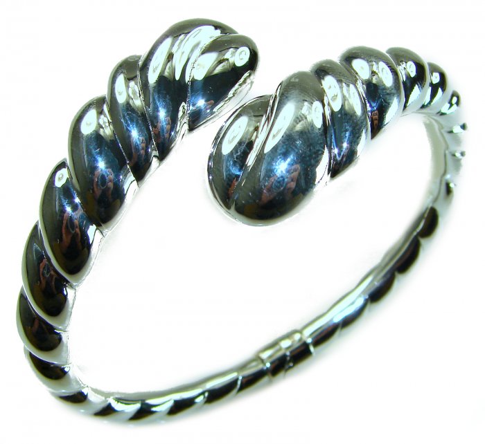 Italy made Bracelet in best quality highly polished .925 Sterling Silver - video