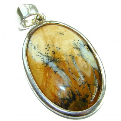 Top quality Picture Jasper .925 Sterling Silver handmade Pendant