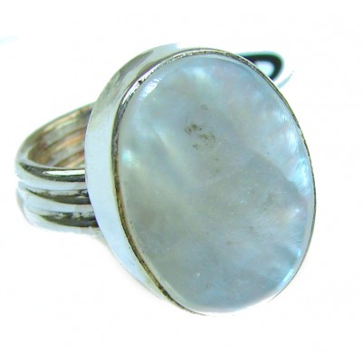 Blister Pearl .925 Sterling Silver brilliantly handcrafted ring s. 6