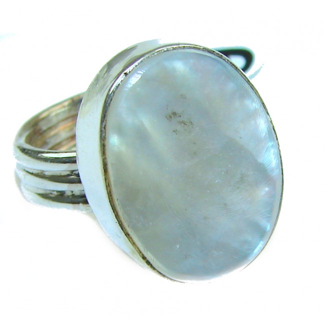 Blister Pearl .925 Sterling Silver brilliantly handcrafted ring s. 6