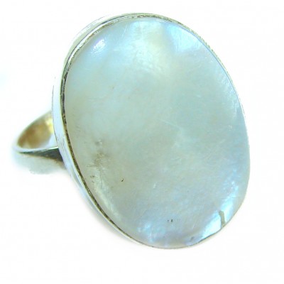 Blister Pearl .925 Sterling Silver brilliantly handcrafted ring s. 8