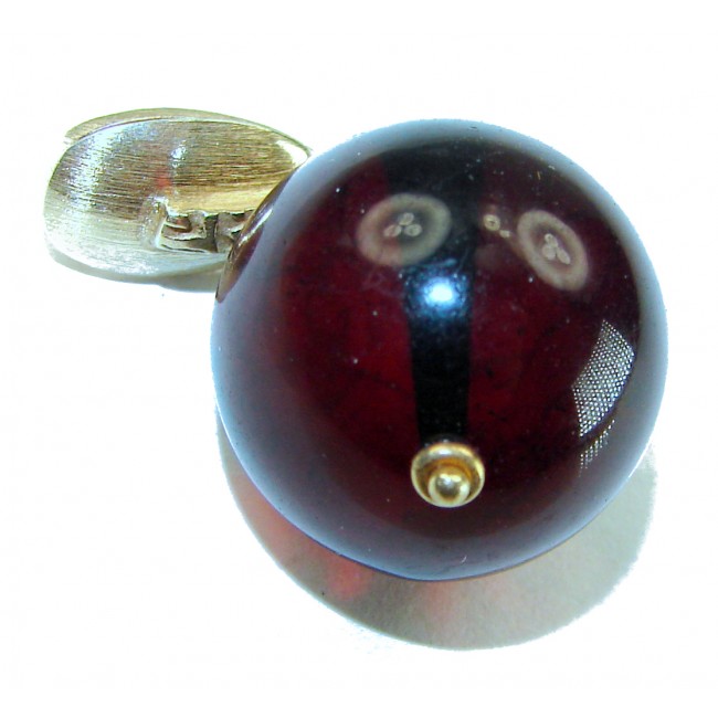 ballet dancer Amber .925 Sterling Silver handmade Pendant