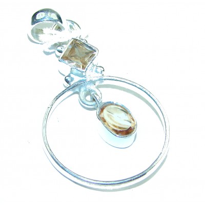 Phenomenal Citrine .925 Sterling Silver handcrafted Pendant