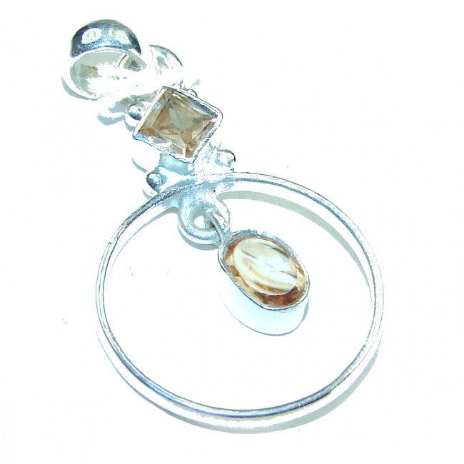 Phenomenal Citrine .925 Sterling Silver handcrafted Pendant