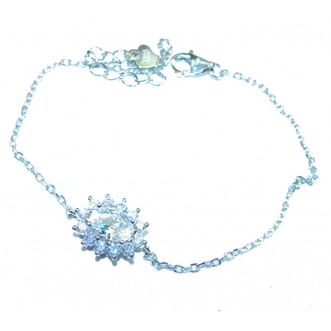 Beauty of Nature - natural 4.5 carat Emerald .925 Sterling Silver handmade Statement Bracelet