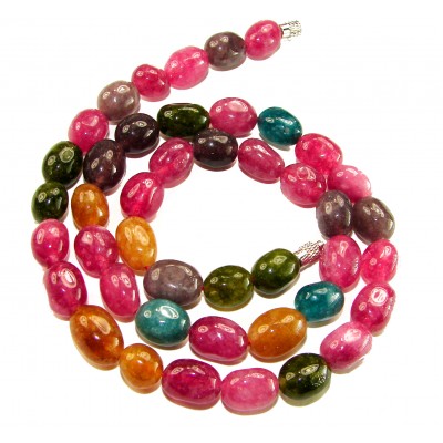 Infinity authentic 79.5 carat Brazilian Tourmaline .925 Sterling Silver handcrafted necklace