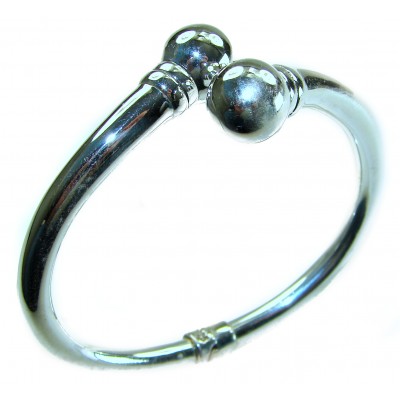 Fancy .925 Sterling Silver handcrafted Statement Italy made Bracelet / Cuff