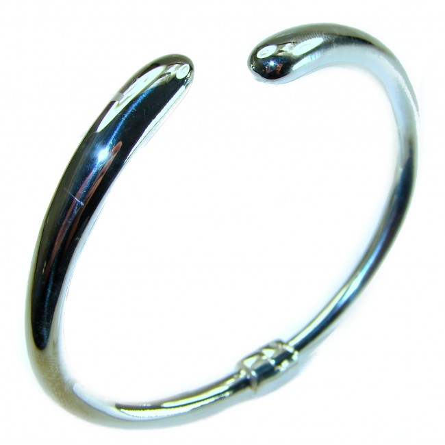 Fancy .925 Sterling Silver handcrafted Statement Italy made Bracelet / Cuff