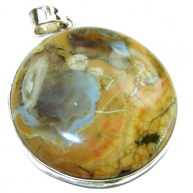 Simple Design Morrisonite .925 Sterling Silver handmade Pendant