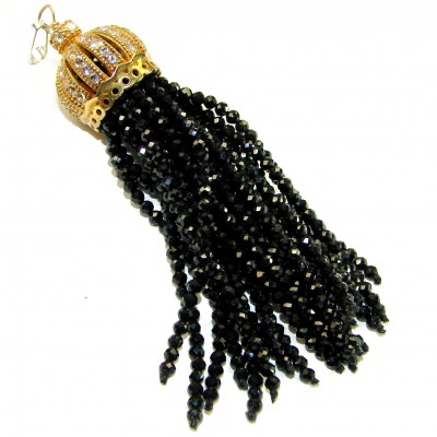 Artisan Design Spinel 14K Gold over .925 Sterling Silver pendant