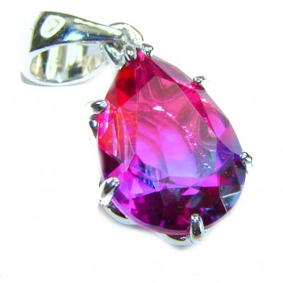 Spectacular Genuine 8.2 CARAT Alexandrite .925 Sterling Silver .925 Sterling Silver handcrafted Pendant
