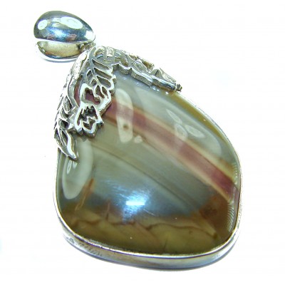 Perfect quality Imperial Jasper .925 Sterling Silver handmade Pendant