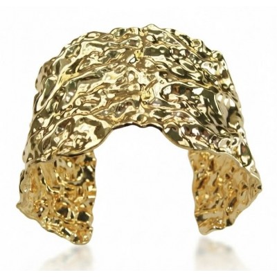 Precious Natural Golden Waves Women bracelet