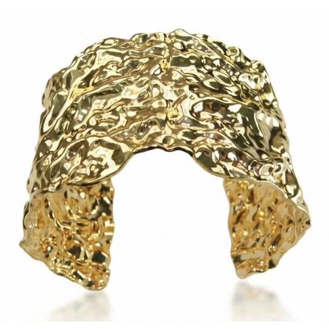 Precious Natural Golden Waves Women bracelet