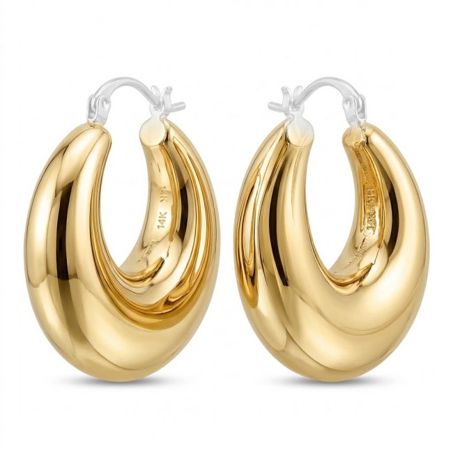 Julietta Precious Natural Golden Women earrings