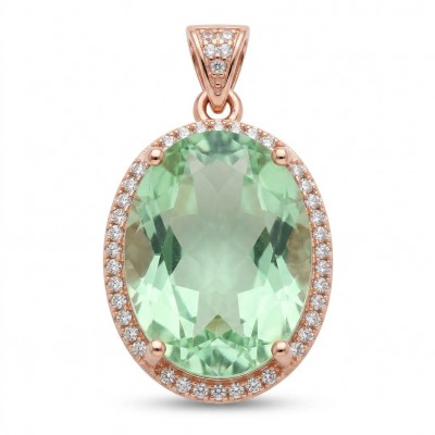 Royalty 9.9 carat authentic Himalayan Peridot 22K Gold over .925 Sterling Silver Handcrafted Statement pendant
