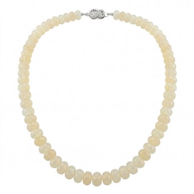 Victoria Authentic 228.5 carat Brazilian Citrine .925 Sterling Silver brilliantly handcrafted Statement necklace