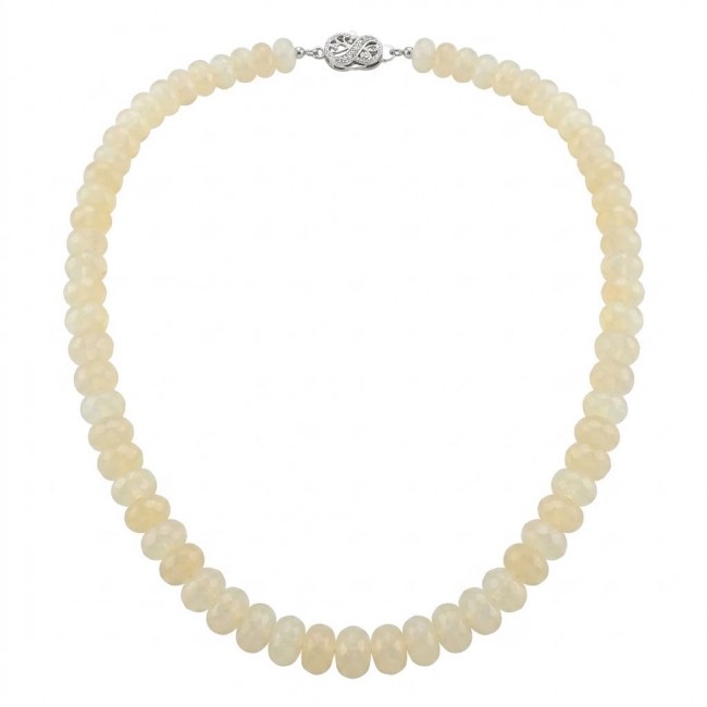 Victoria Authentic 228.5 carat Brazilian Citrine .925 Sterling Silver brilliantly handcrafted Statement necklace