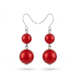 Summer Sublime natural Red handmade FASHION earrings