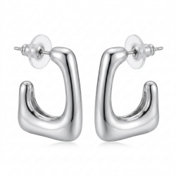 Modern Concept handmade silver earrings