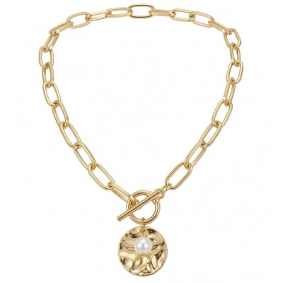 Precious Pearl Golden Statement Necklace