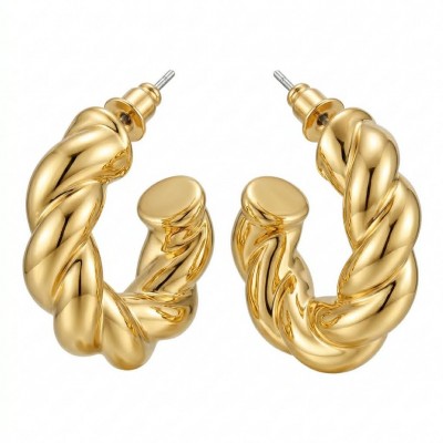 Allure Silver handcrafted hoop earrings
