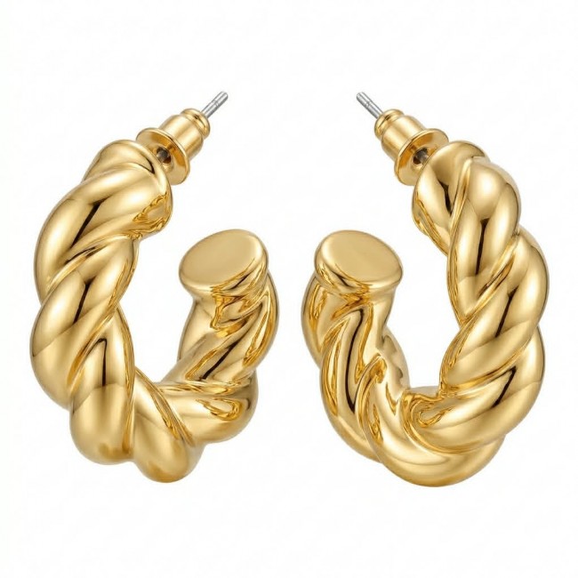 Allure Silver handcrafted hoop earrings