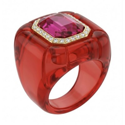 Candy Store - Modern Design Natural Red Raisin Pink Topaz .925 Sterling Silver ring size 8