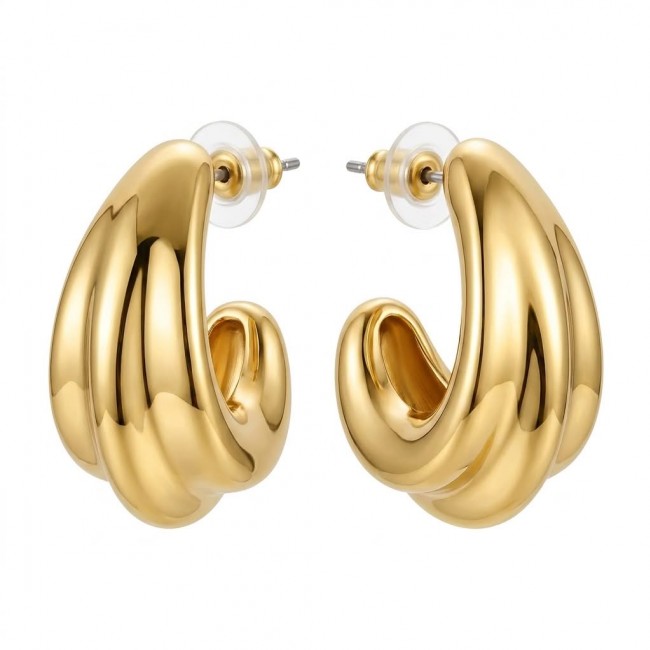 Luxurious Golden tone handcrafted Stylish earrings